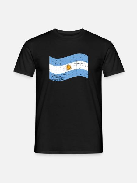 Argentina - Men's T-Shirt - black