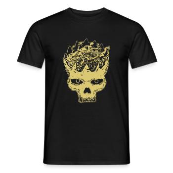 Crâne - T-shirt homme - noir - Devant - AI Model Male 178 light (178cm)