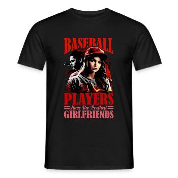 Baseball Players Have The Prettiest Girlfriends 9 - Männer T-Shirt - Schwarz - Vorne - AI Model Male 178 light (178cm)