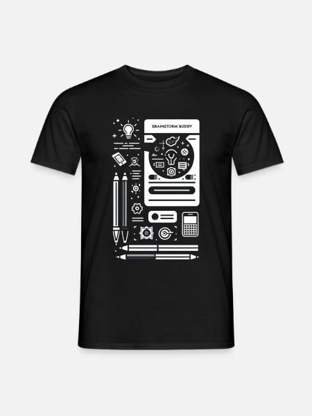 Brainstorm Buddy 8 - Men's T-Shirt - black