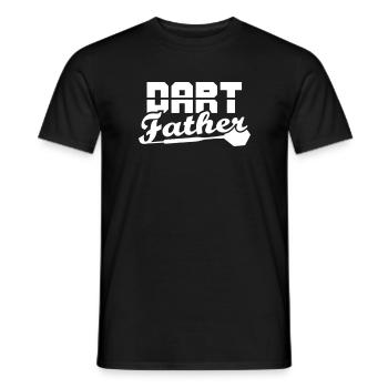 DART Father - Männer T-Shirt - Schwarz - Vorne - AI Model Male 178 light (178cm)