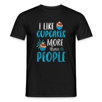 Pastry Bakers Baking Sweets - Men's T-Shirt - black - Front - AI Model Male 178 light (178cm)