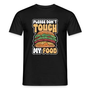 Do not touch property provocation only child - Men's T-Shirt - black - Front - AI Model Male 178 light (178cm)