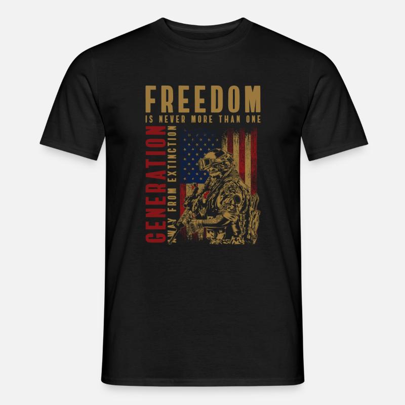 Krieg Panzer Frieden Luftwaffe - Männer T-Shirt - Schwarz