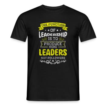 Company Manager - Men's T-Shirt - black - Front - AI Model Male 178 light (178cm)