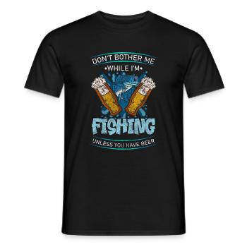 Fishing Fish Bait Sport - Men's T-Shirt - black - Front - AI Model Male 178 light (178cm)