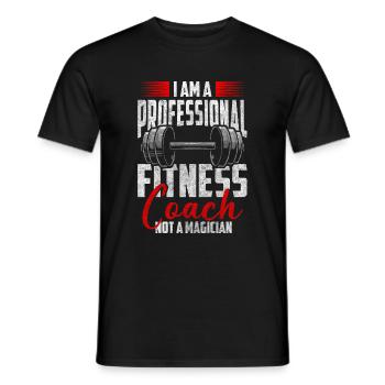 Fitness, Muscles, Pumps, Athletes - Men's T-Shirt - black - Front - AI Model Male 178 light (178cm)
