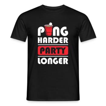 Table de célébration de l’alcool de bière - T-shirt homme - noir - Devant - AI Model Male 178 light (178cm)