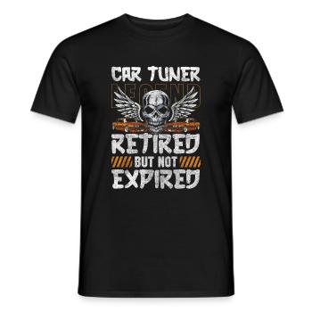 Car Engine Classic - Men's T-Shirt - black - Front - AI Model Male 178 light (178cm)