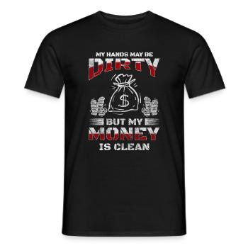 Reichtum Finanzen Business - Männer T-Shirt - Schwarz - Vorne - AI Model Male 178 light (178cm)