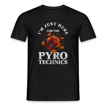 Pyro Beautifully Banned - Men's T-Shirt - black - Front - AI Model Male 178 light (178cm)