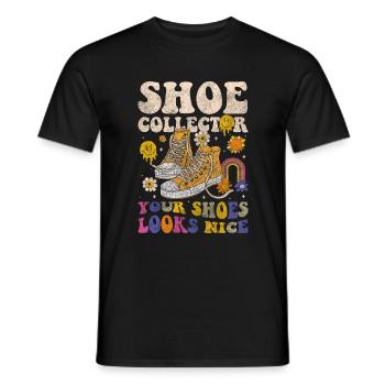 Les amateurs de chaussures adorent frapper - T-shirt homme - noir - Devant - AI Model Male 178 light (178cm)
