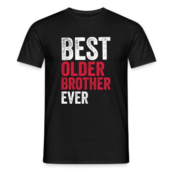 meilleur frère aîné - T-shirt homme - noir - Devant - AI Model Male 178 light (178cm)