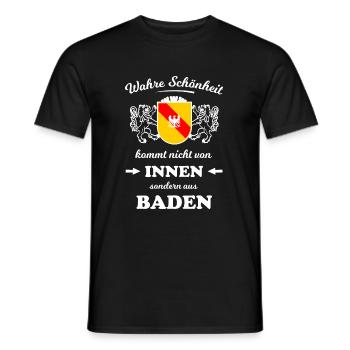 Beauty from the South - Men's T-Shirt - black - Front - AI Model Male 178 light (178cm)