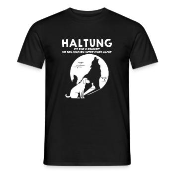 Attitude - makes a big difference - Men's T-Shirt - black - Front - AI Model Male 178 light (178cm)