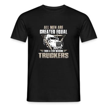 Cadeau conducteur de camion - T-shirt homme - noir - Devant - AI Model Male 178 light (178cm)