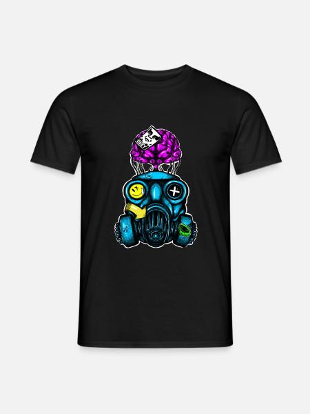 Gas mask - Men's T-Shirt - black