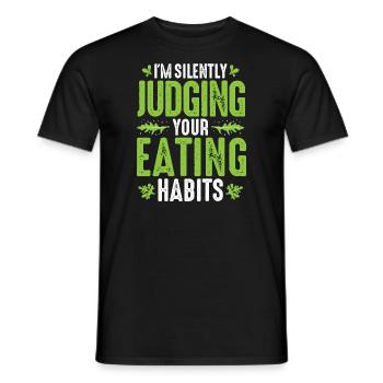 Nutritionist Nutritionist Dietician - Men's T-Shirt - black - Front - AI Model Male 178 light (178cm)
