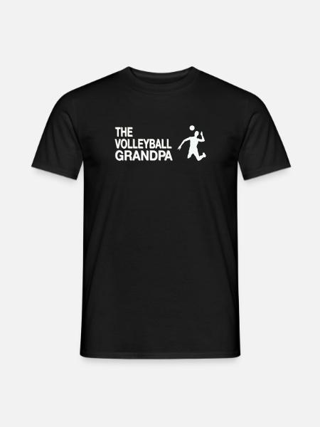 Grand-père Volleyball - T-shirt homme - noir