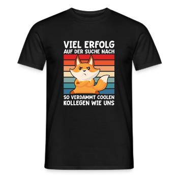 Abschiedsgeschenk Kollegen zum Jobwechsel - Männer T-Shirt - Schwarz - Vorne - AI Model Male 178 light (178cm)