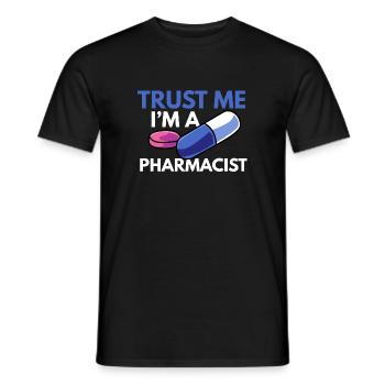 Trust Me Apotheker Apotheke Pharmazie PTA - Männer T-Shirt - Schwarz - Vorne - AI Model Male 178 light (178cm)
