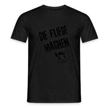 Fliegenes Design | Redewendung - Männer T-Shirt - Schwarz - Vorne - AI Model Male 178 light (178cm)