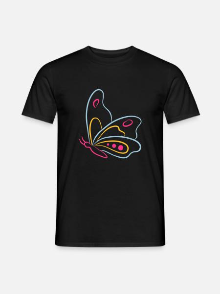 butterfly - Men's T-Shirt - black