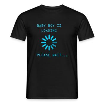 Baby Boy loading - T-shirt homme - noir - Devant - AI Model Male 178 light (178cm)