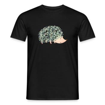 Hérisson - T-shirt homme - noir - Devant - AI Model Male 178 light (178cm)