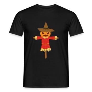 Halloween - Vogelscheuche - Männer T-Shirt - Schwarz - Vorne - AI Model Male 178 light (178cm)