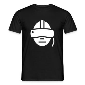 Casque Vr Hacking hacker hacker cyber virtuel - T-shirt homme - noir - Devant - AI Model Male 178 light (178cm)