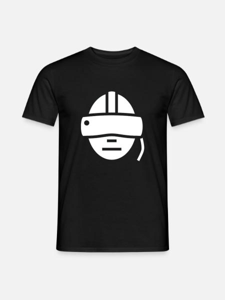 Vr headset Hacking hacker hacker cyber virtual - Men's T-Shirt - black