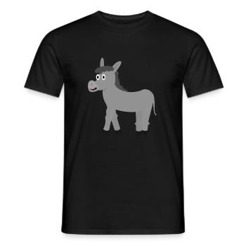 Donkey - Men's T-Shirt - black - Front - AI Model Male 178 light (178cm)