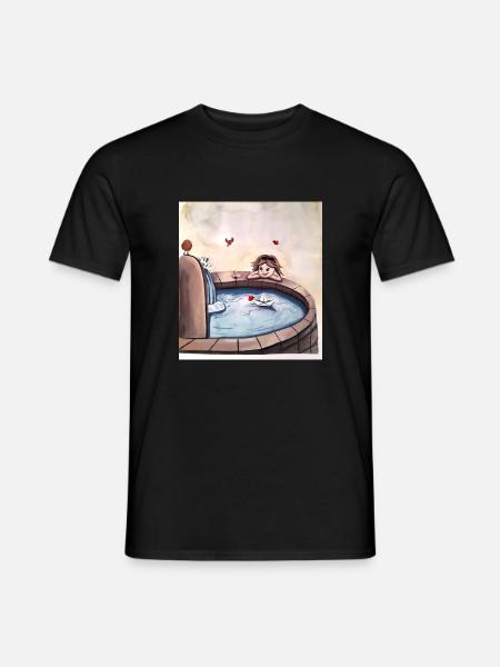 Bâteau en papier - T-shirt homme - noir