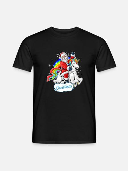 Christmas again - Men's T-Shirt - black