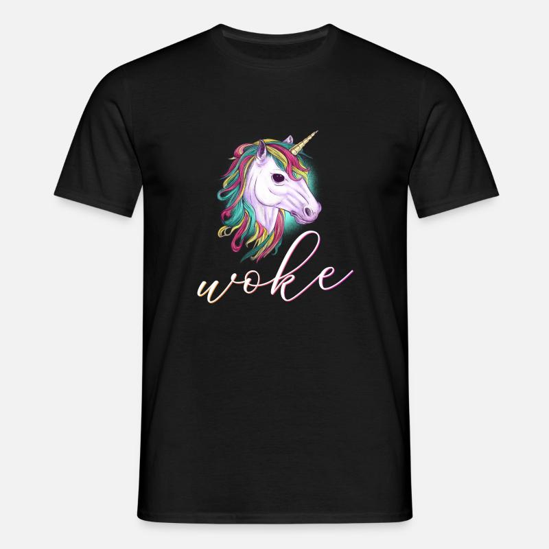 Autodérision : WOKE - T-shirt Homme - noir