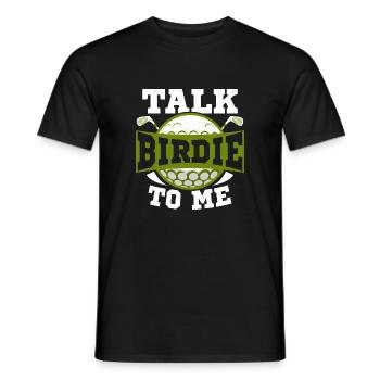 Parlez Birdie To Me Golf Golf - T-shirt homme - noir - Devant - AI Model Male 178 light (178cm)