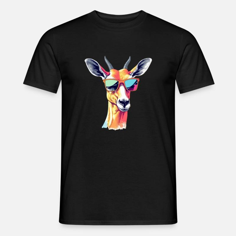Mila Impala - Männer T-Shirt - Schwarz