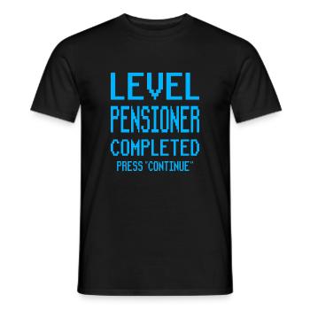 Rente Geschenk Rentner - Männer T-Shirt - Schwarz - Vorne - AI Model Male 178 light (178cm)
