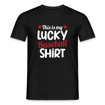 Baseball funny gift baseball player - T-shirt homme - noir - Devant - AI Model Male 178 light (178cm)