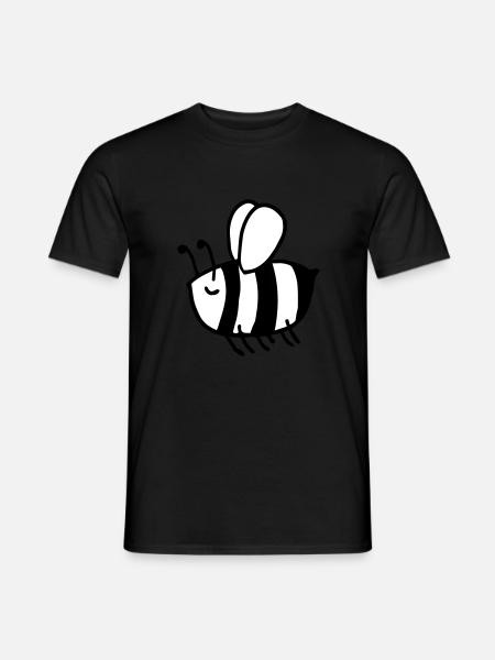Biene - Männer T-Shirt - Schwarz
