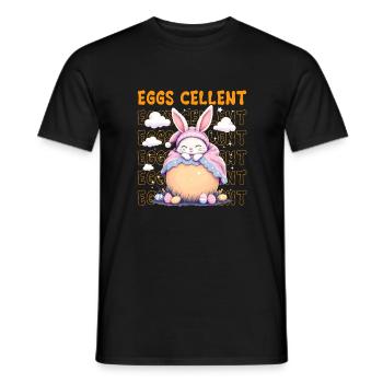 Oeufs Cellent - T-shirt homme - noir - Devant - AI Model Male 178 light (178cm)