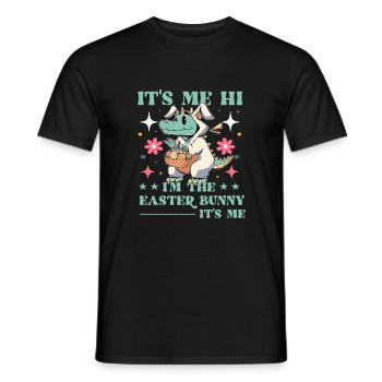 Easter Funny Saying - Men's T-Shirt - black - Front - AI Model Male 178 light (178cm)