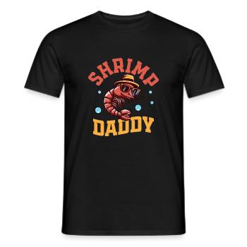 Shrimp Daddy Seafood Shrimp Lover - Männer T-Shirt - Schwarz - Vorne - AI Model Male 178 light (178cm)