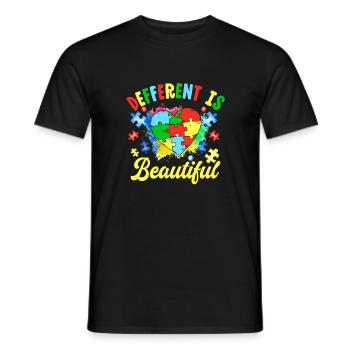 Anders ist schön - Männer T-Shirt - Schwarz - Vorne - AI Model Male 178 light (178cm)