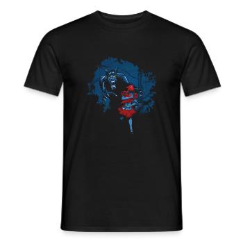 Little Red Riding Hood - T-shirt homme - noir - Devant - AI Model Male 178 light (178cm)