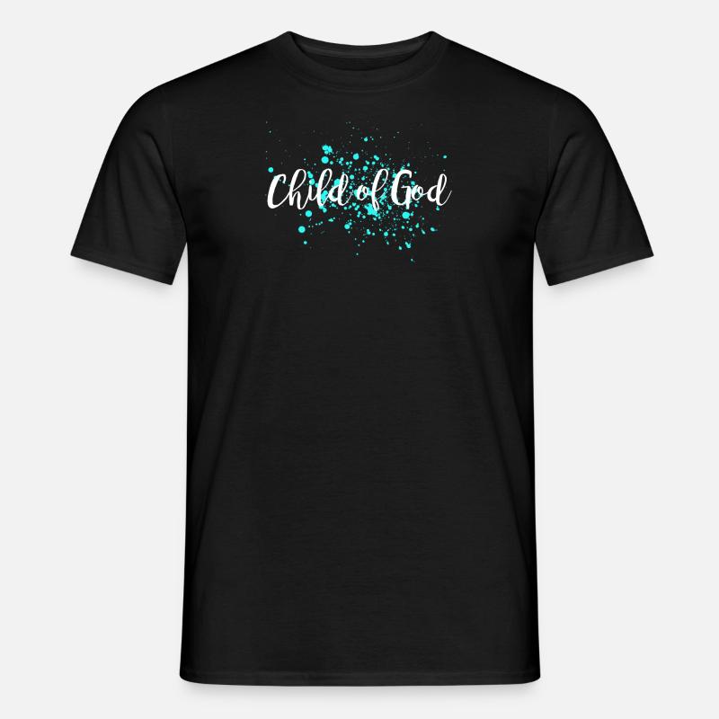 Kind Gottes - Männer T-Shirt - Schwarz