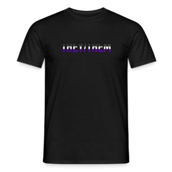 Ils les pronoms as fierté mois LGBTQ asexuel - T-shirt homme - noir - Devant - AI Model Male 178 light (178cm)