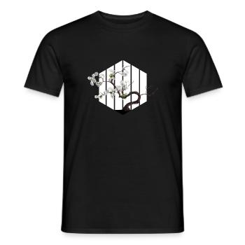 BONSAI Yamadori Japanese Cherry Bonsai Master - Men's T-Shirt - black - Front - AI Model Male 178 light (178cm)