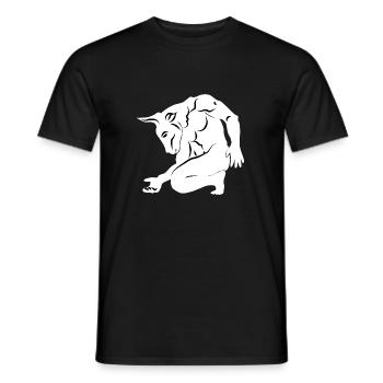 Minotaurus griechische Mythologie - Männer T-Shirt - Schwarz - Vorne - AI Model Male 178 light (178cm)
